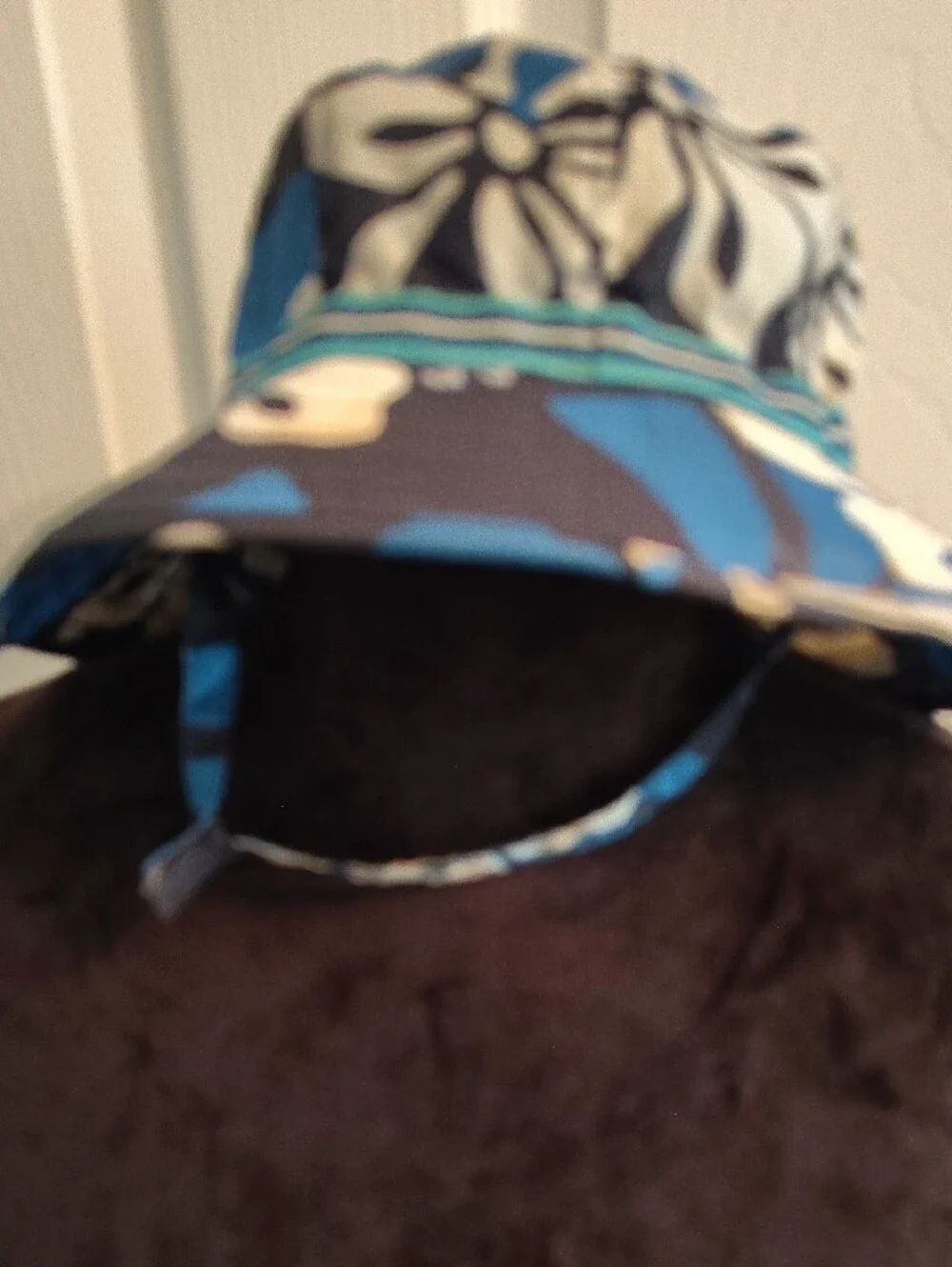 Baby GAP Navy and Blue Floral Bucket Hat